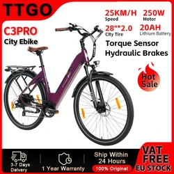 TTGO C3 PRO Bicicleta eléctrica con sensor de par y freno hidráulico