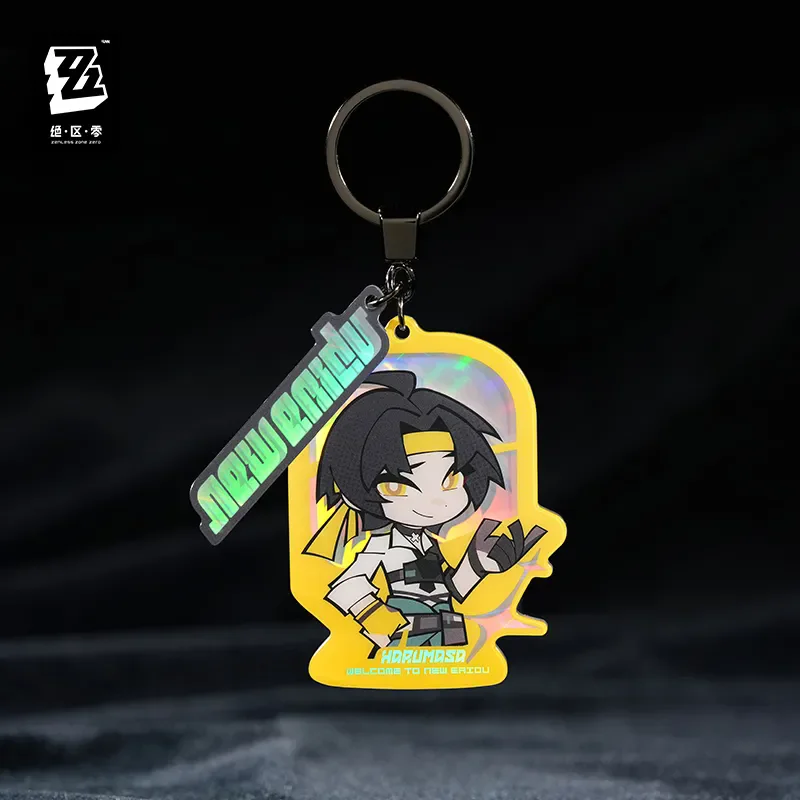 [Genuine] miHoYo Game Zenless Zone Zero Q-version Acrylic Pendant Prop Hollow Special Operations Section 6 Key Chain Cosplay