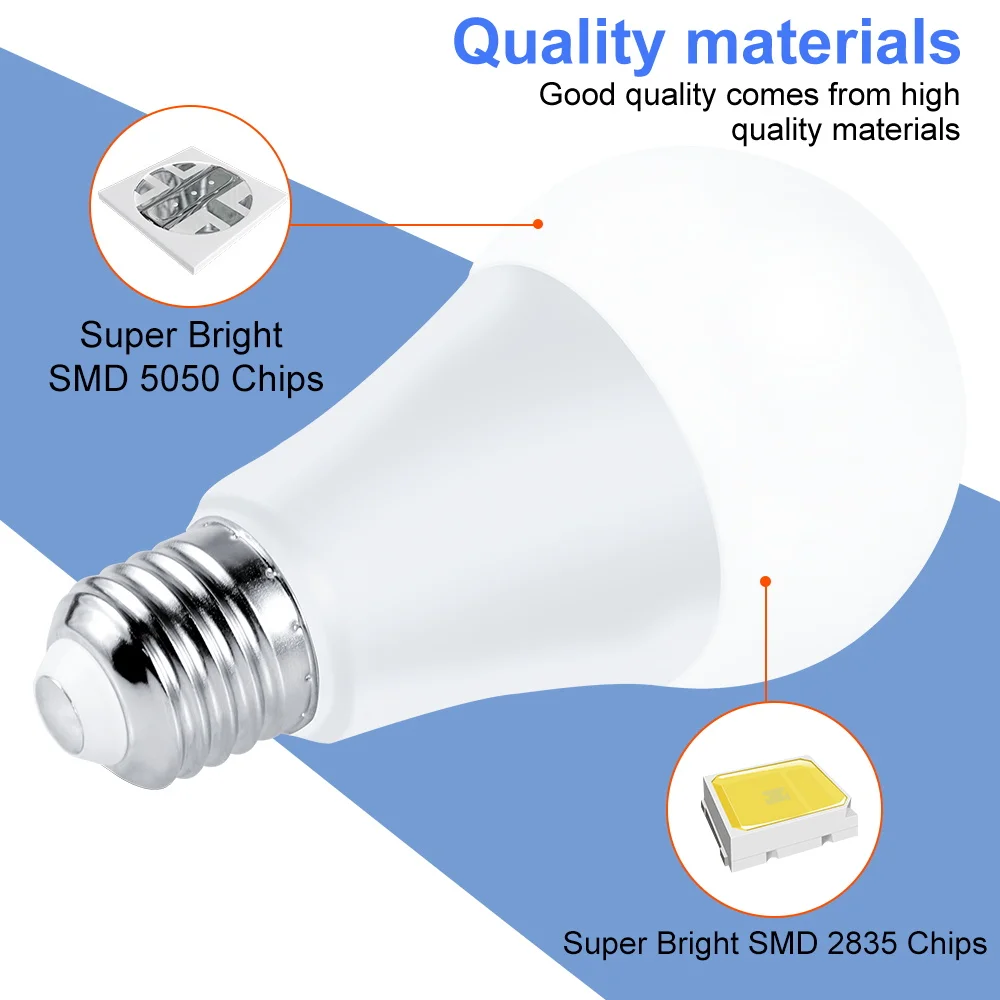 25W LED RGB Light Bulb E27/E26 Ceiling Lamp Smart IR Remote Control Dimming Chandeliers Colorful Bulbs For Home Party Decoration