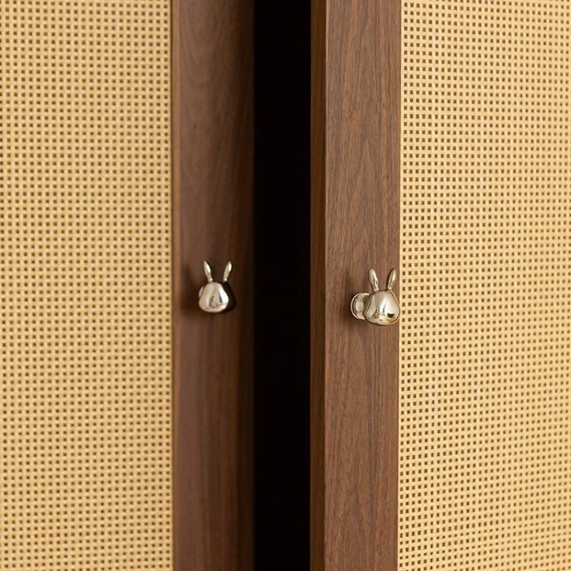 Creative Cartoon Pure Copper Titanium Silver Drawer Shoe Cabinet Dresser Bedside table Knob Pull Kids Room Furniture Door Handle
