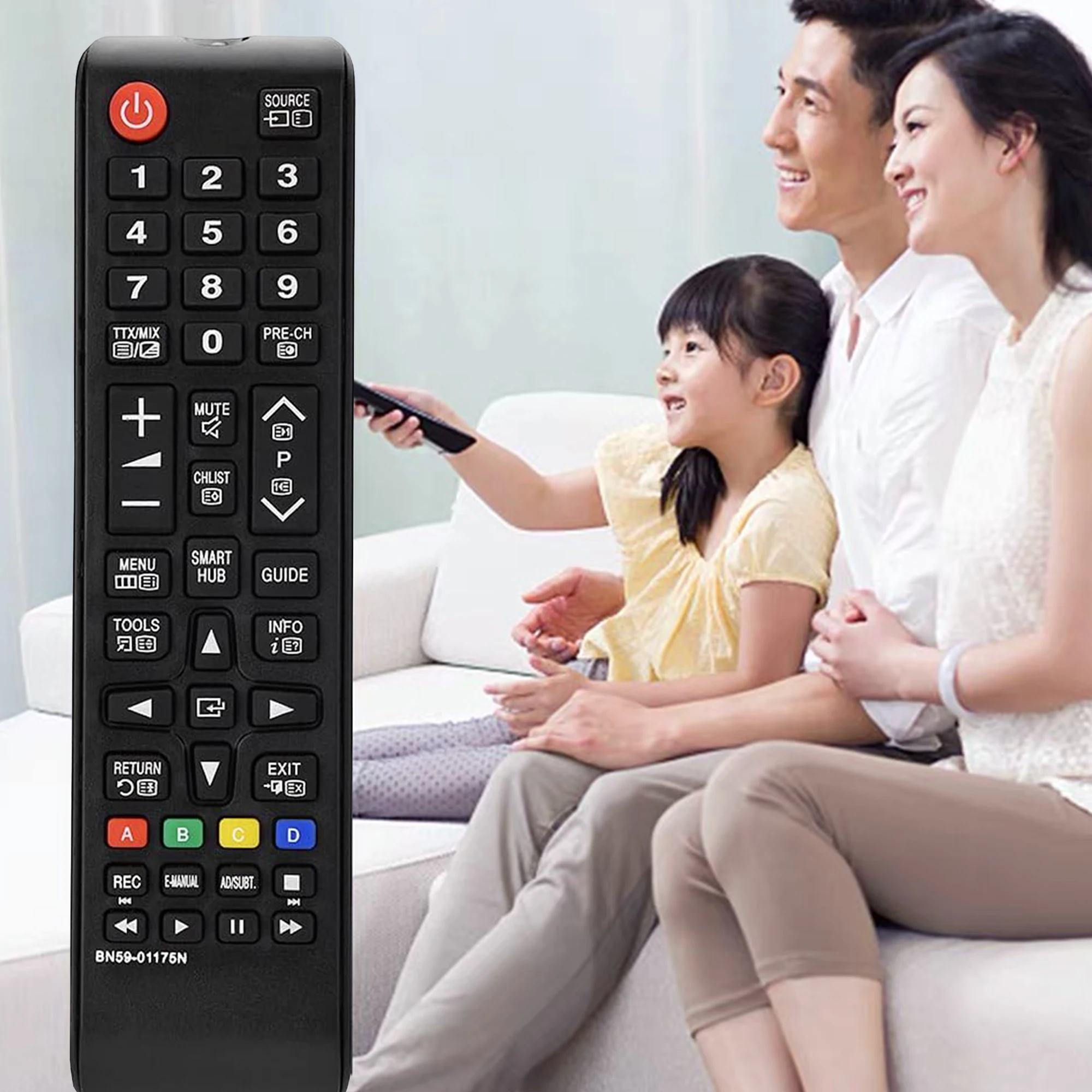 BN59-01175N Universal Remote Control Replacement Compatible with Samsung Series All Model TV for LCD LED HDTV 3D 4K Smart Tv