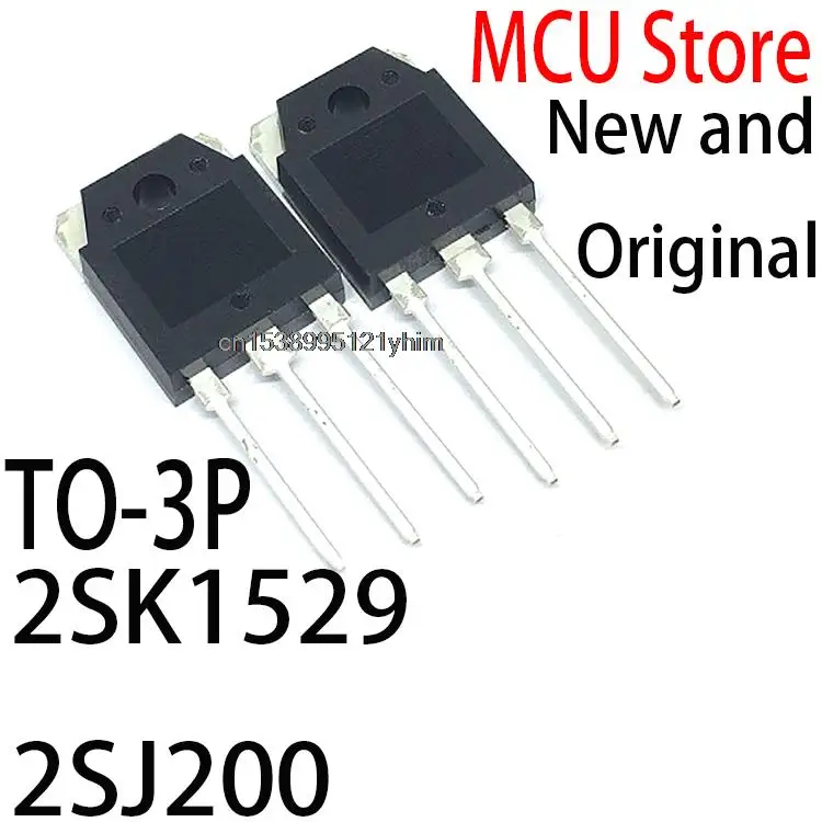 2 pezzi nuovi e originali 1 paio (1 pezzo 2SK1529 + 1 pezzo 2SJ200) TO3P K1529 J200 TO-3P