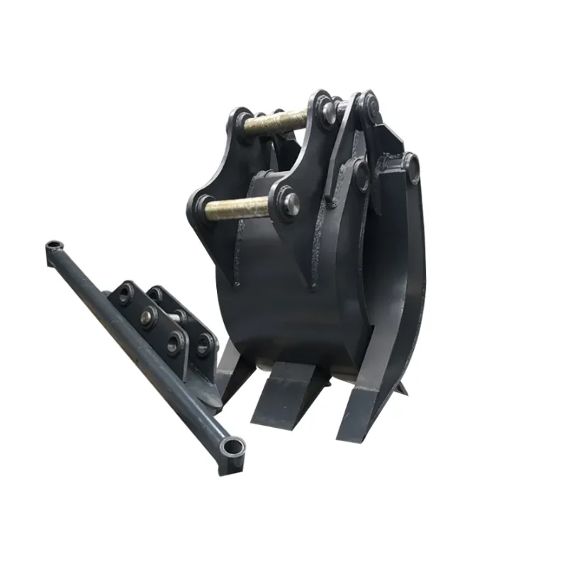 

Popular Design Mechanical Hydraulic Grab For 5 Ton Excavator Grab Rock Stone Manual Type