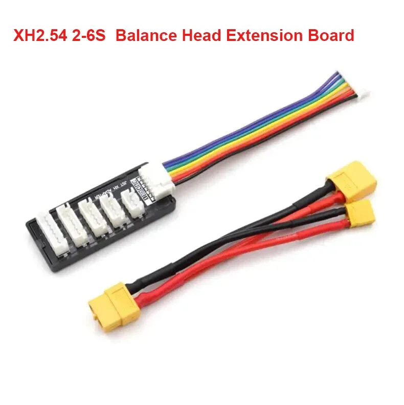 XH2.54 2-6S Balance Head Extension Board Aircraft Model Lithium Battery Charger Q6 Q8 D6 PRO Patch Panel cable