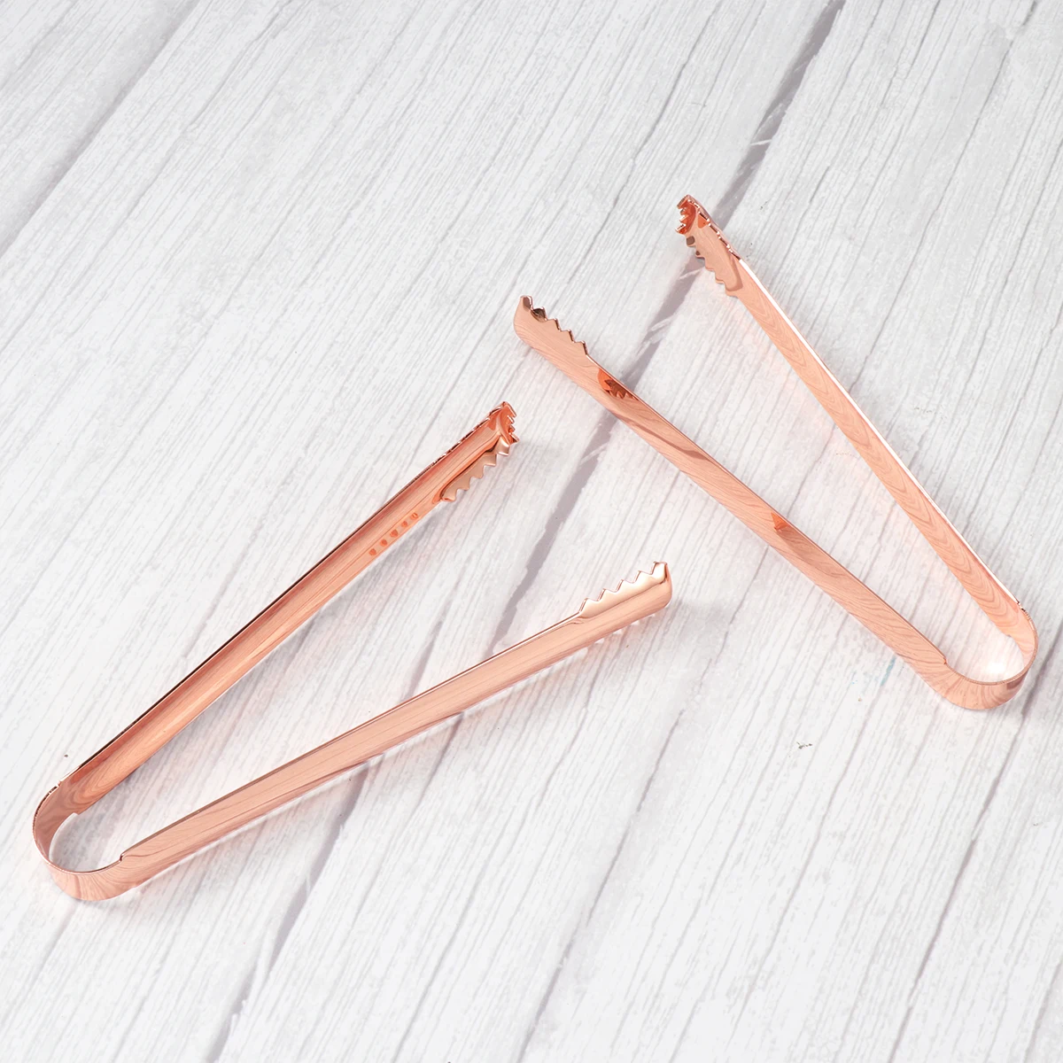 

2pcs Stainless Steel Ice Tongs Food Folder Serving Tong Kitchen Bread Clip Adjustable Handle Sugar Cube Cheese Pickle Lemon