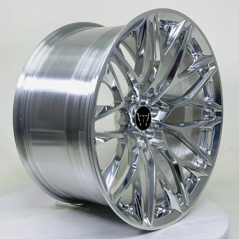 Source Factory Custom Forged Wheels Rims 18 19 20 21 22 Inch 5X112  Polished Brushed Aluminum Forged Wheels