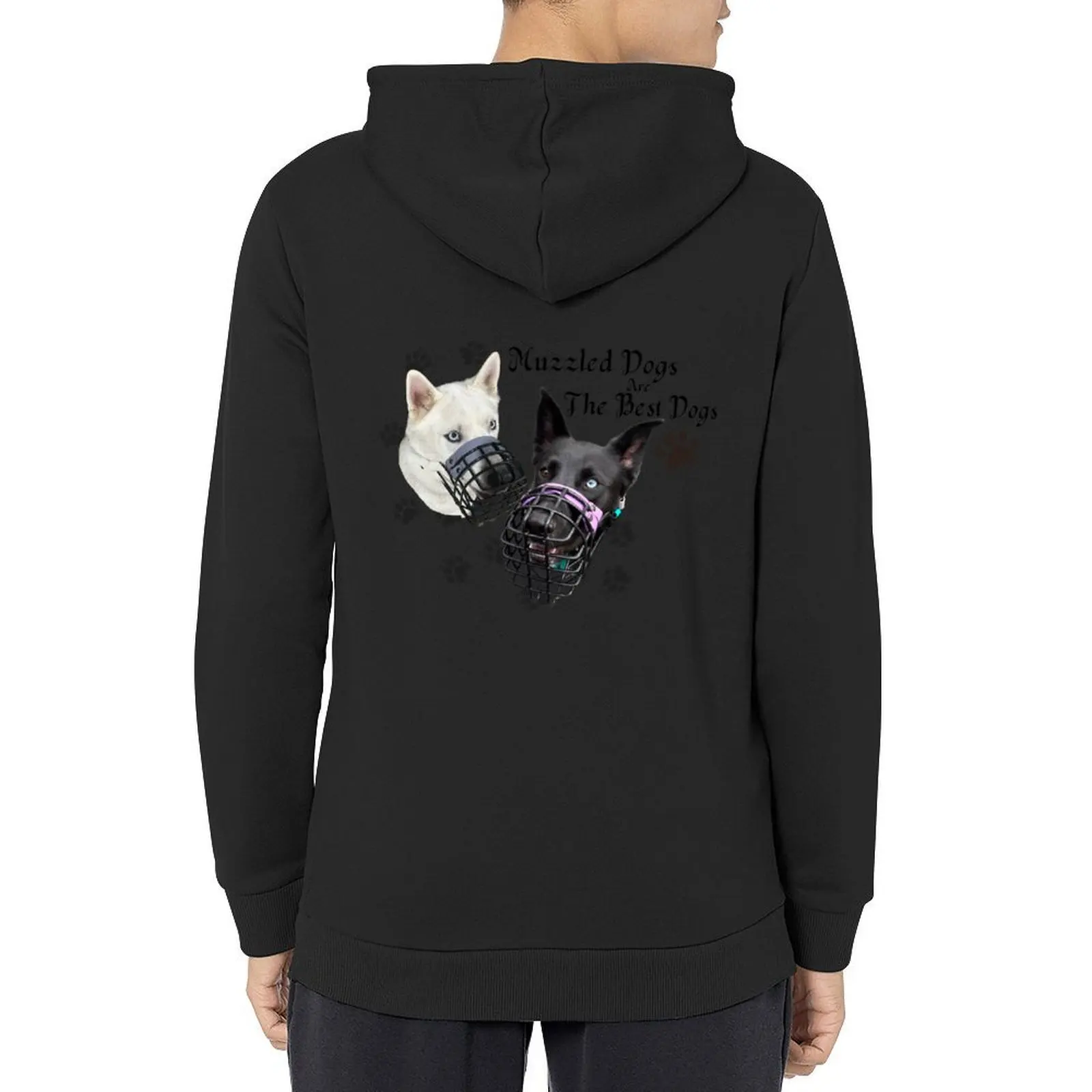 

Muzzled Dogs are the Best Dogs Feat. Athena & Apollo Hoodie men's sweat-shirt set men's coat hoodie men