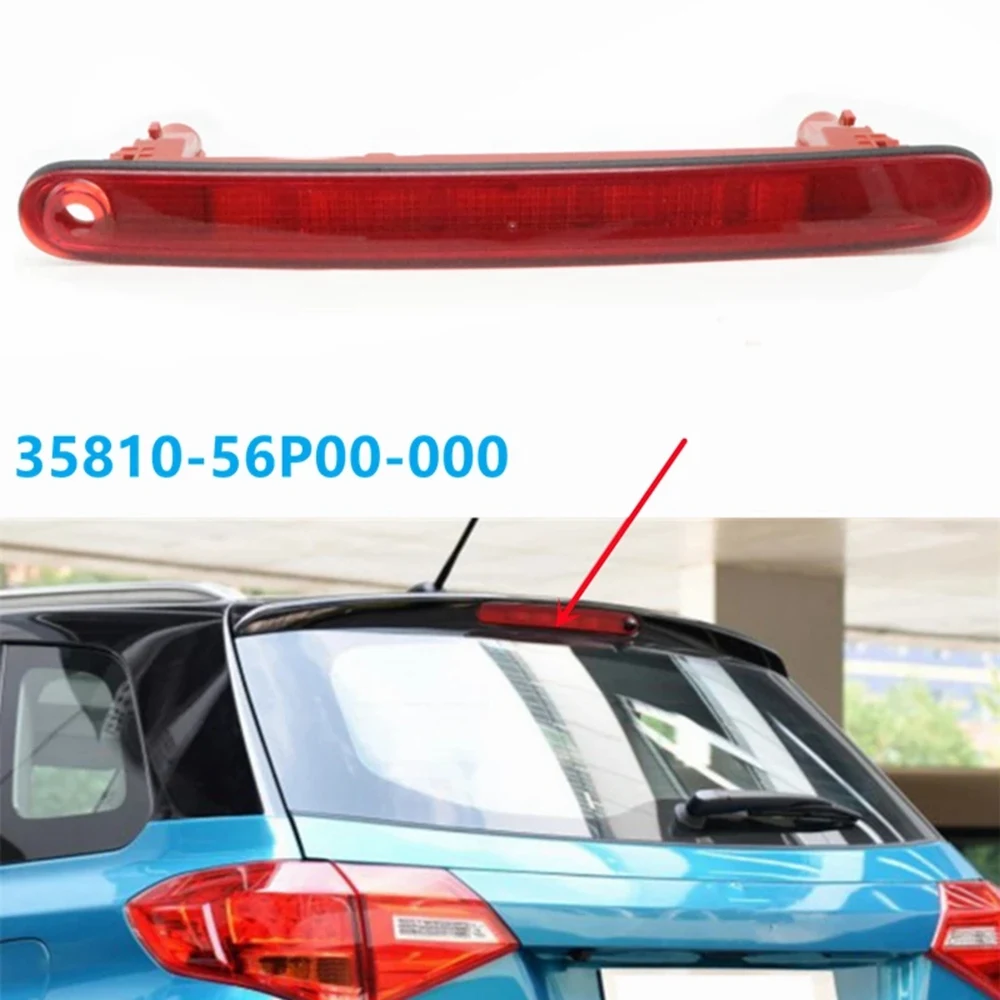 Car Tail Third Brake Light Rear High Position Mount Stop Lamp Red for Suzuki Vitara 2015-2020 35810-56P00-000