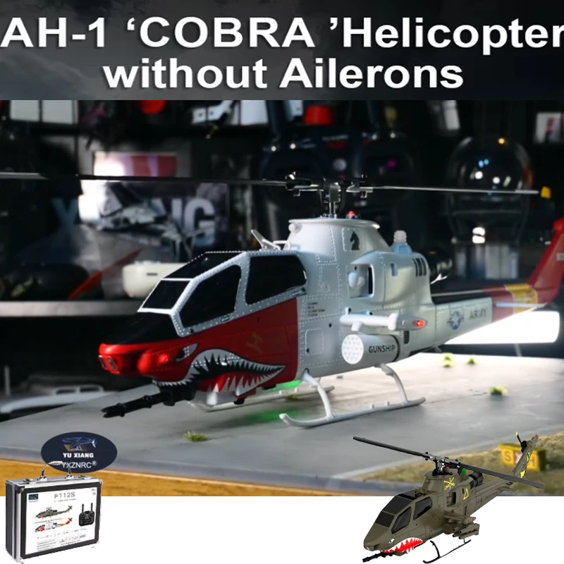 

Yuxiang'S New Remote Control Helicopter F112S Cobra Smart Edition Simulated Aircraft Model Aircraft