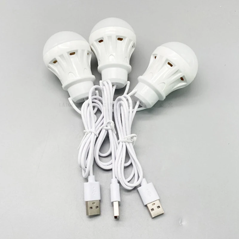 Żarówka lampka USB ZK50 przenośna lampka nocna LED na zewnątrz lampa kempingowa żarówka do czytania energooszczędne światło awaryjne 5W 7W