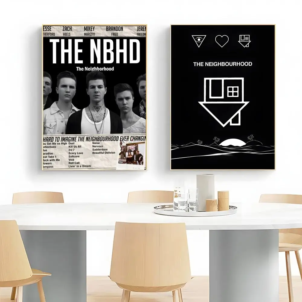 indie band music poster T-The Neighborhood Poster Wall Art Print Decorative Mural Home Decor Gift Unframed