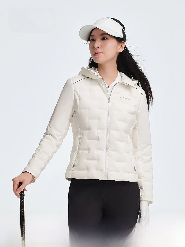 

Bosideng New Women's ort Lightweight Padded Jaet Outdoor Sports Tennis Slimming Coat Polyester Fiber down Jaet