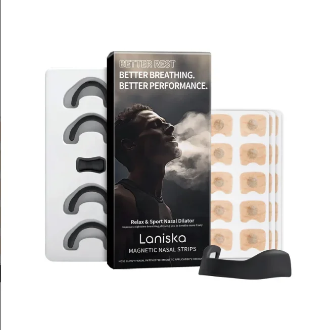 

Laniska Snoring Nasal Care Patch Kit Nose Tape Children Adult Increase Sleeping Quality Portable Sleep Breathing Improve Sticker