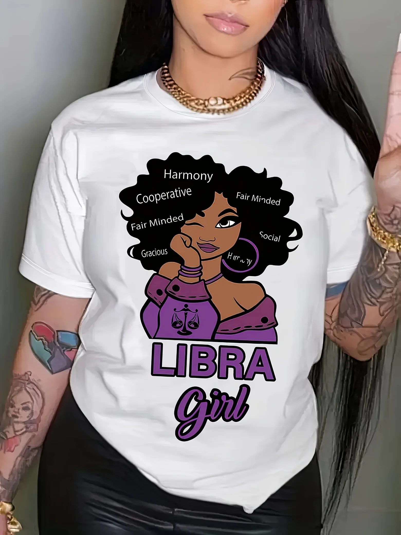 نوع المرسل الجرافيك طباعة الصيف الخريف الشتاء الرجال والنساء قصيرة الأكمام تي شيرت عادية فضفاض في الهواء الطلق الشارع الاتجاه #2