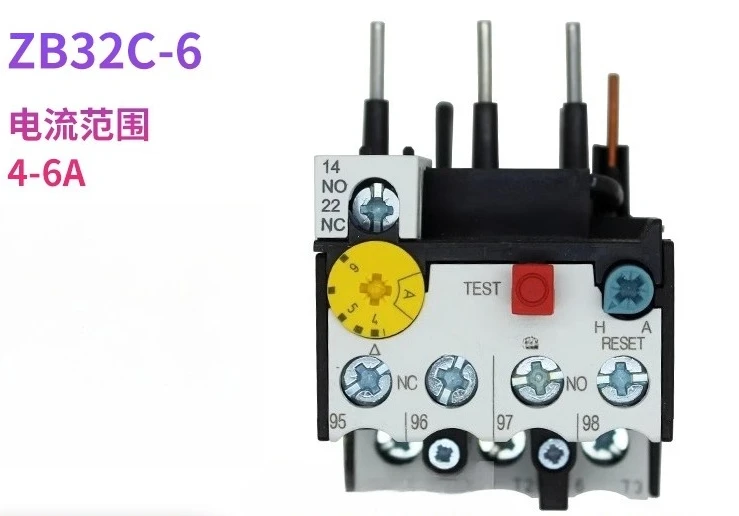 

Parts for ZB32C-6 Thermal Overload Relay XTOB006CC1C (4-6A)
