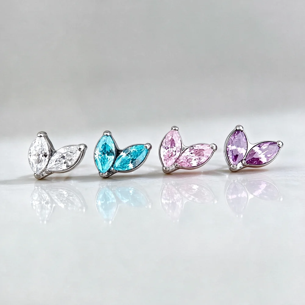 Титан ASTM F136, 16G, разноцве – обзор и цена Helix Cartilage Ring