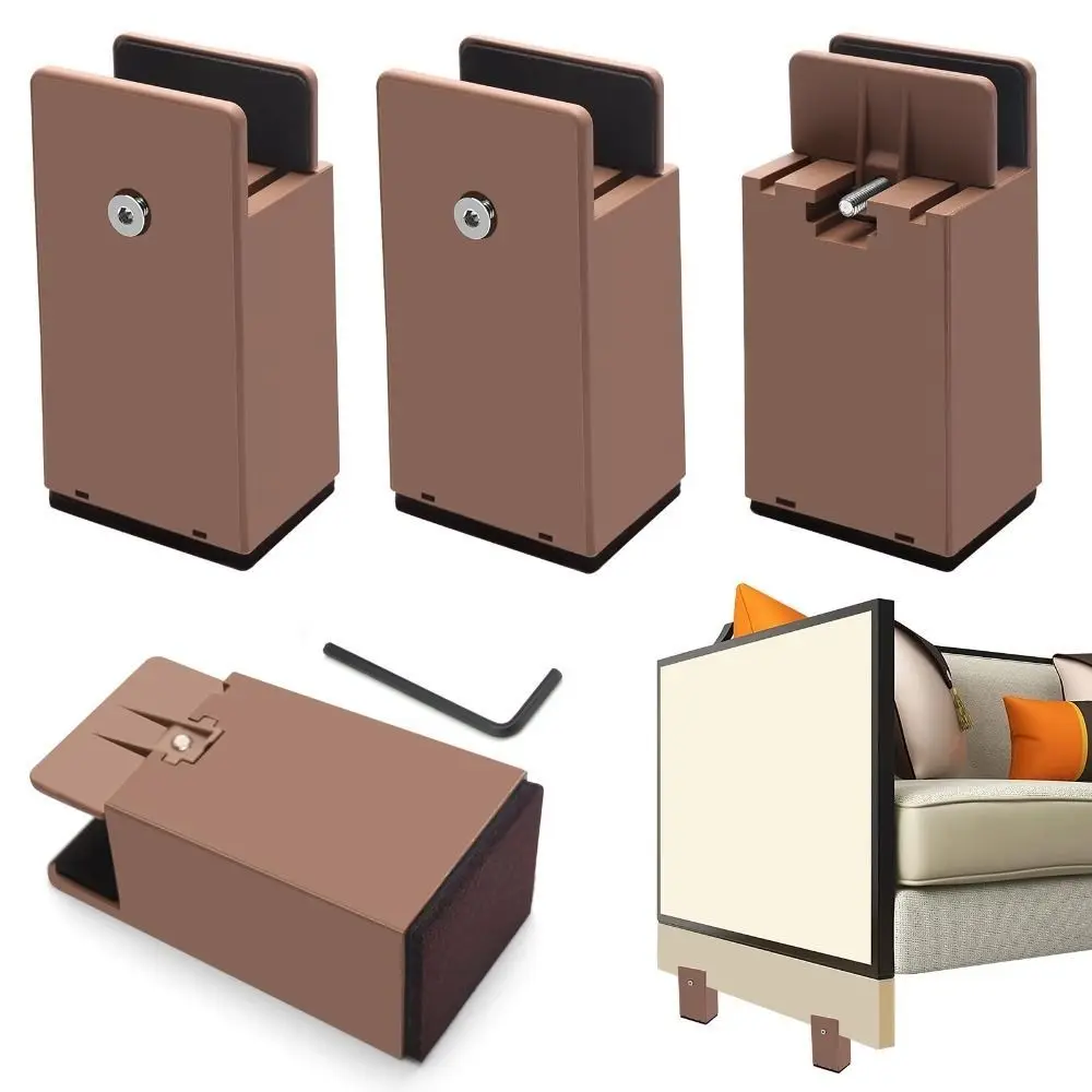 

Прочные накладки-опоры для ножек мебели с винтовым креплением, увеличивающие высоту, устойчивые, влагостойкие, для кроватей и столов