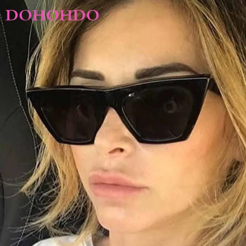 

Luxury Oversized Cat Eye Women Sunglasses Brand Designer Outdoor Traveling Drive Shade Sunglass Female UV400 Gafas De Sol Mujer