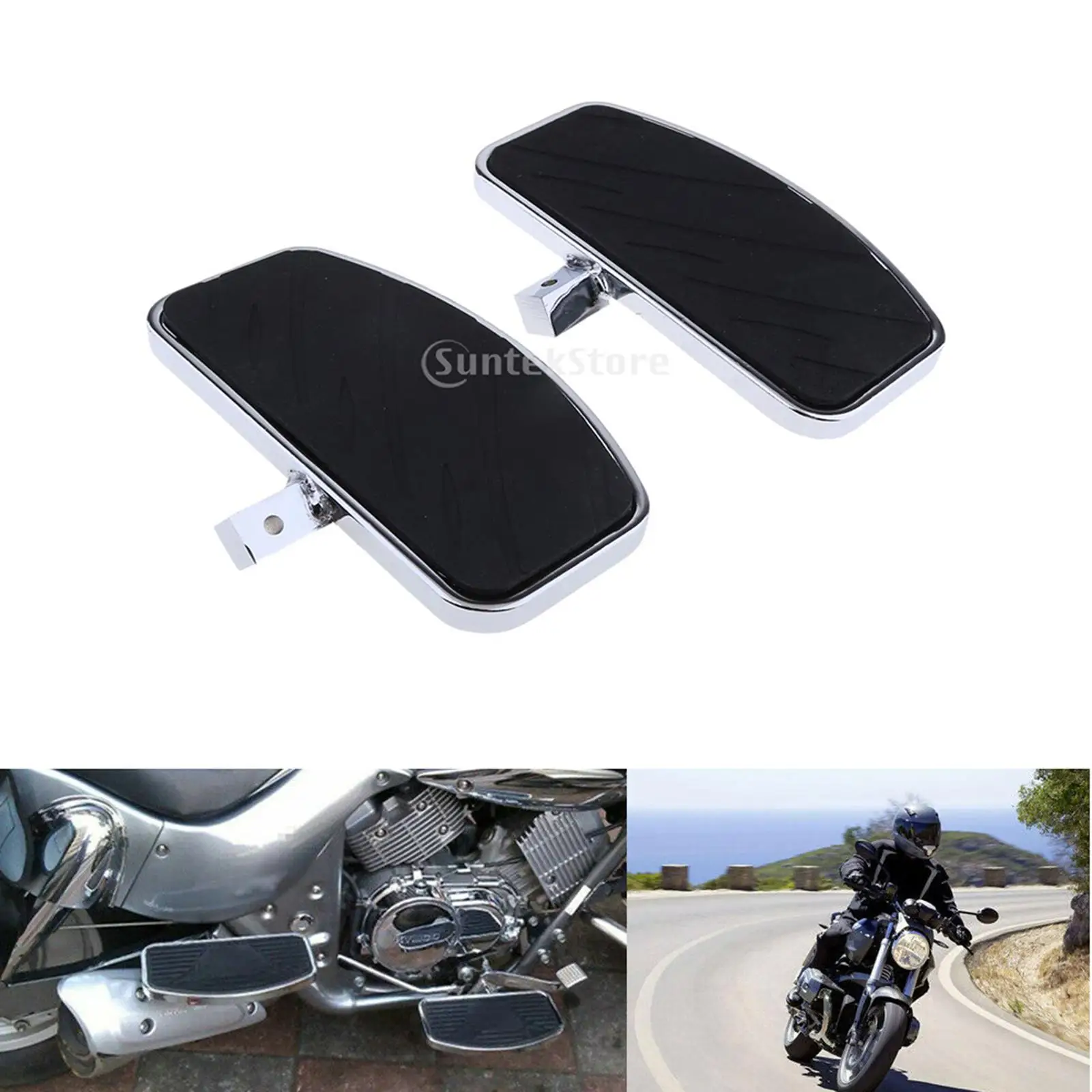 

1 пара передних подножек для пола мотоцикла для VF250 XVS 650/Virago XV125/250/400
