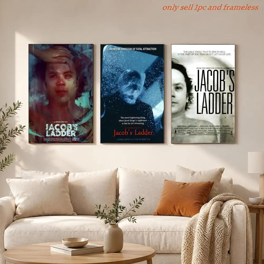 Horror Film J-Jacob's Ladder Poster HD Anime Hot Theme Singer/OST/Movie-Waterproof Self-Stick Home Decor