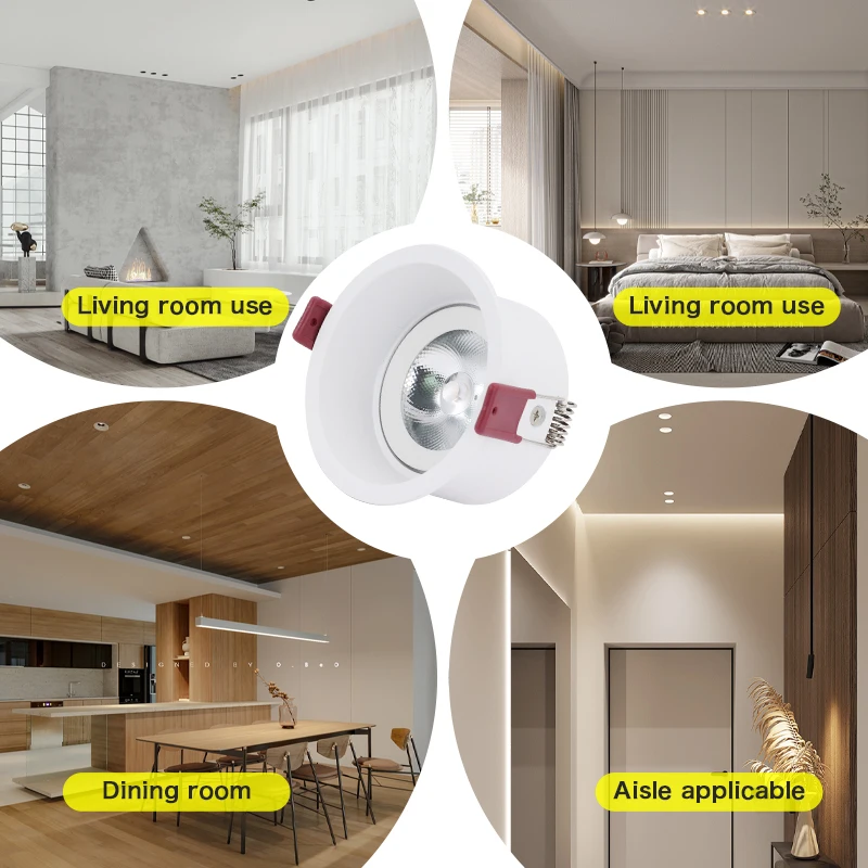 18W Anti-glare LED Embedded Downlight CRI90 Clothing Store Ceiling Light Down Light Spotlight Lighting Led Spotlight