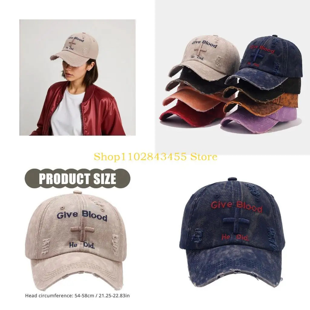 

49MC Embroidery Letter Baseball Hat Adjustable Breathable Casual Sunproof Hat For Women Outdoor Activity And Streetwear