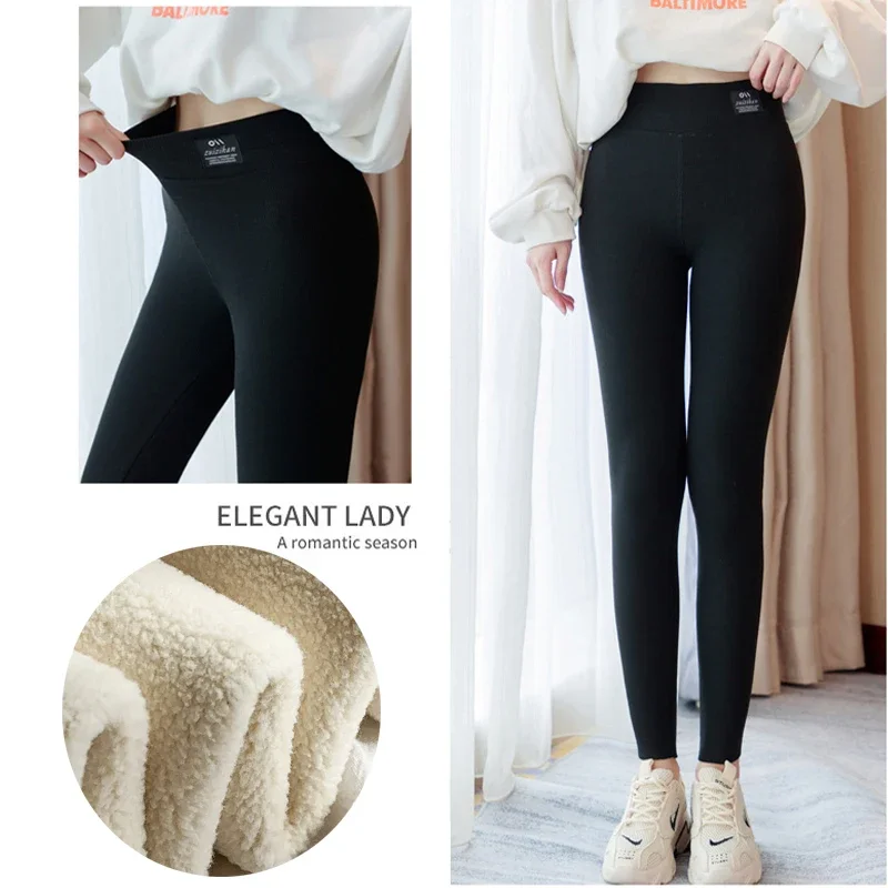 Winter Warm Leggings Women Sexy High Stretch Tight Leggings Casual High Waisted Thermal Pants Thick Leggings Sexy Girl  Fitness