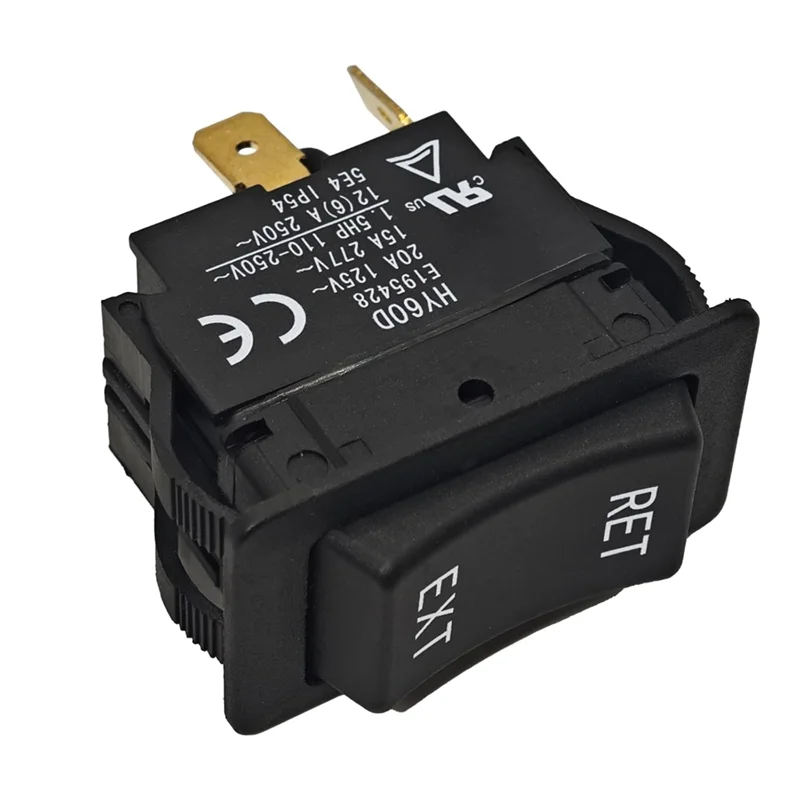 B08B-HY60D Rocker Switch(2Pcs) For Automatic Reset Bi-Directional Reversing Of Motor RET-EXT Control Switch Mechanical Equipment