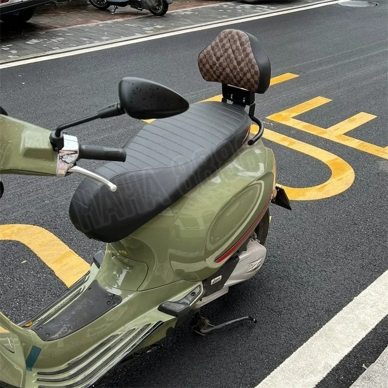 For VESPA Motorcycle Accessories, Rear Backrest, Luggage Rack, Seat Cushion Backrest Primavera Sprint S 150/125 GTV GTS 300/250