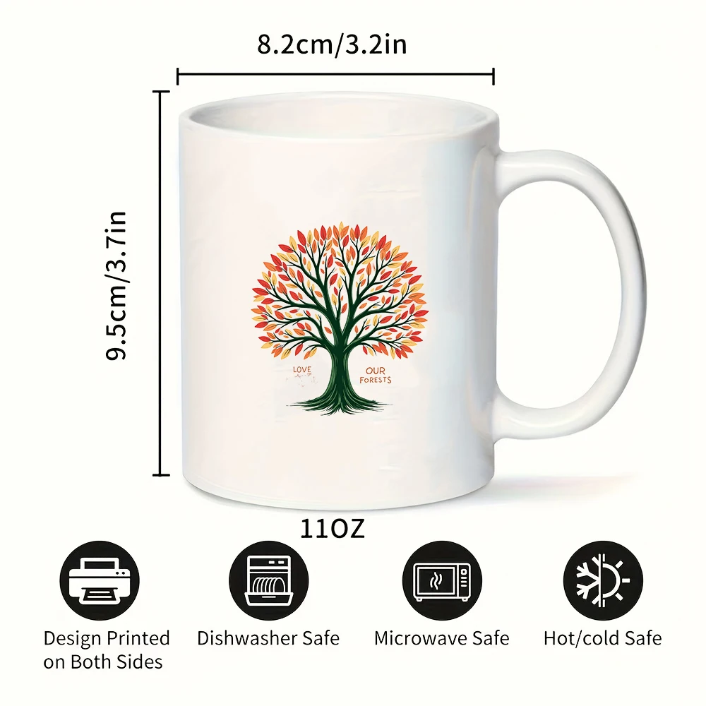 11온스 머그컵 + 숲 속 동화 컵 + 어린이 창의력 컵 + 크리스마스 하트 컵 + 친환경 숲 컵