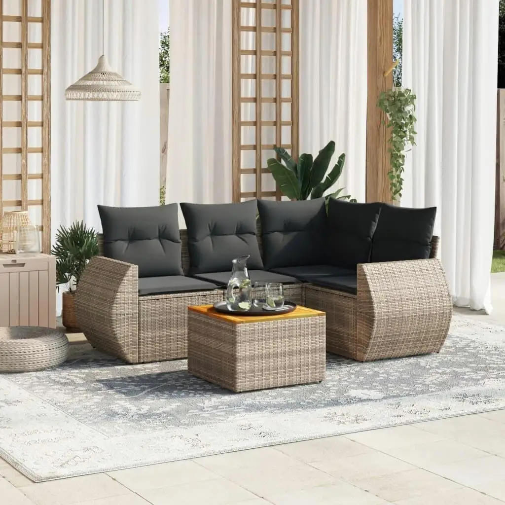 

Modern Grey Garden Sofa Set