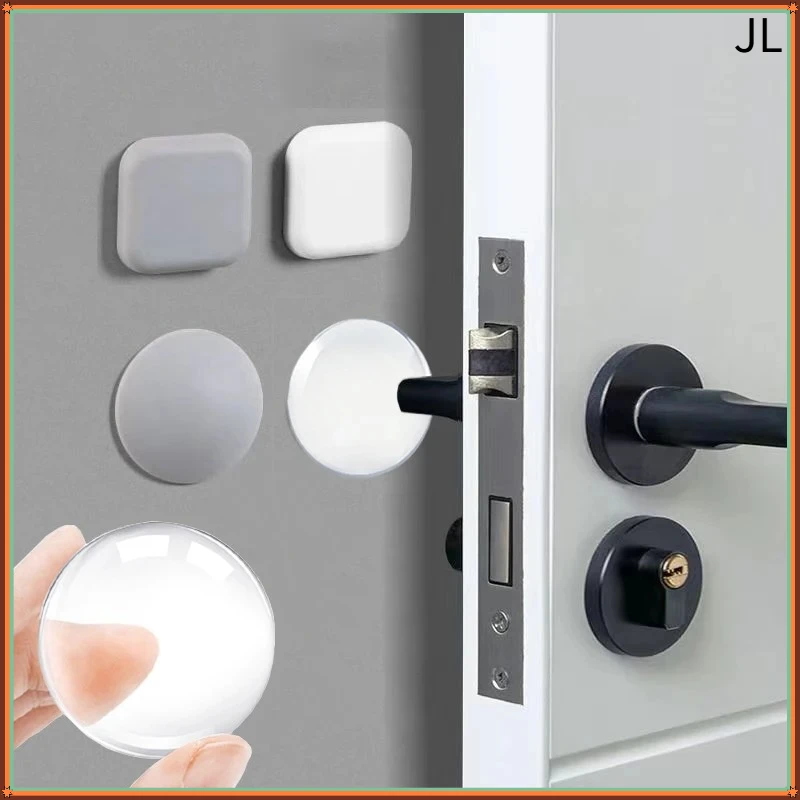 1/5pcs Door Stopper Handle Bumpers Silicone Self Adhesive Mute Anti-Shock Protection Porte Pad Home Decoration Wall Protection