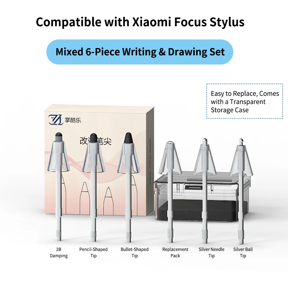 Ersatz-Bleistiftspitzen, Stylus-Stiftspitze, geeignet für Xiaomi Mi Focus Stylus, verschleißfeste Ersatzspitzen für Mi Pad Xiaomi Tablet