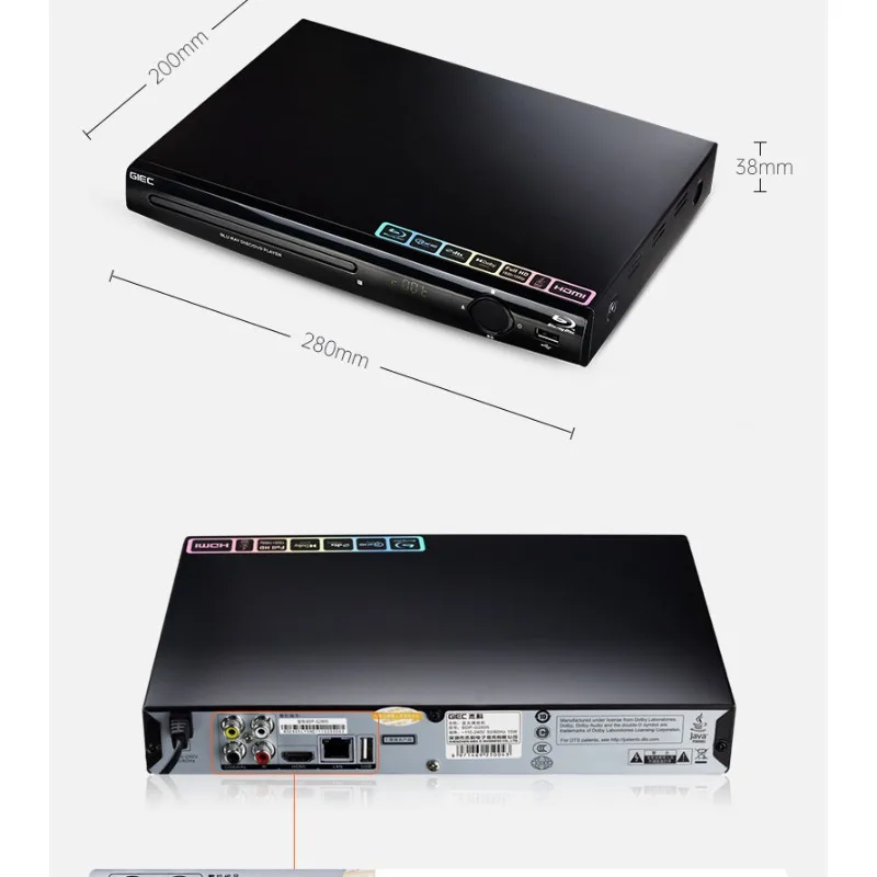 BDP-G2805 4K Blu-ray player high definition dvd player cd player