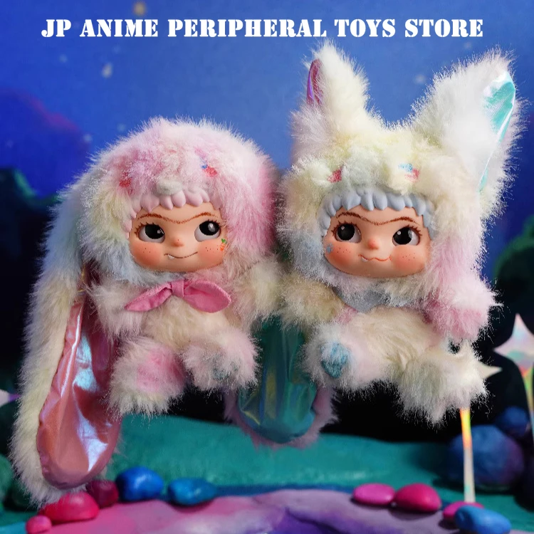 

MINISO WAKUKU Mischievous Diary Series Model Blind Box Cute Fox Rabbit Confirm Style Model Pendant Ornament ChildrenBirthdayGift