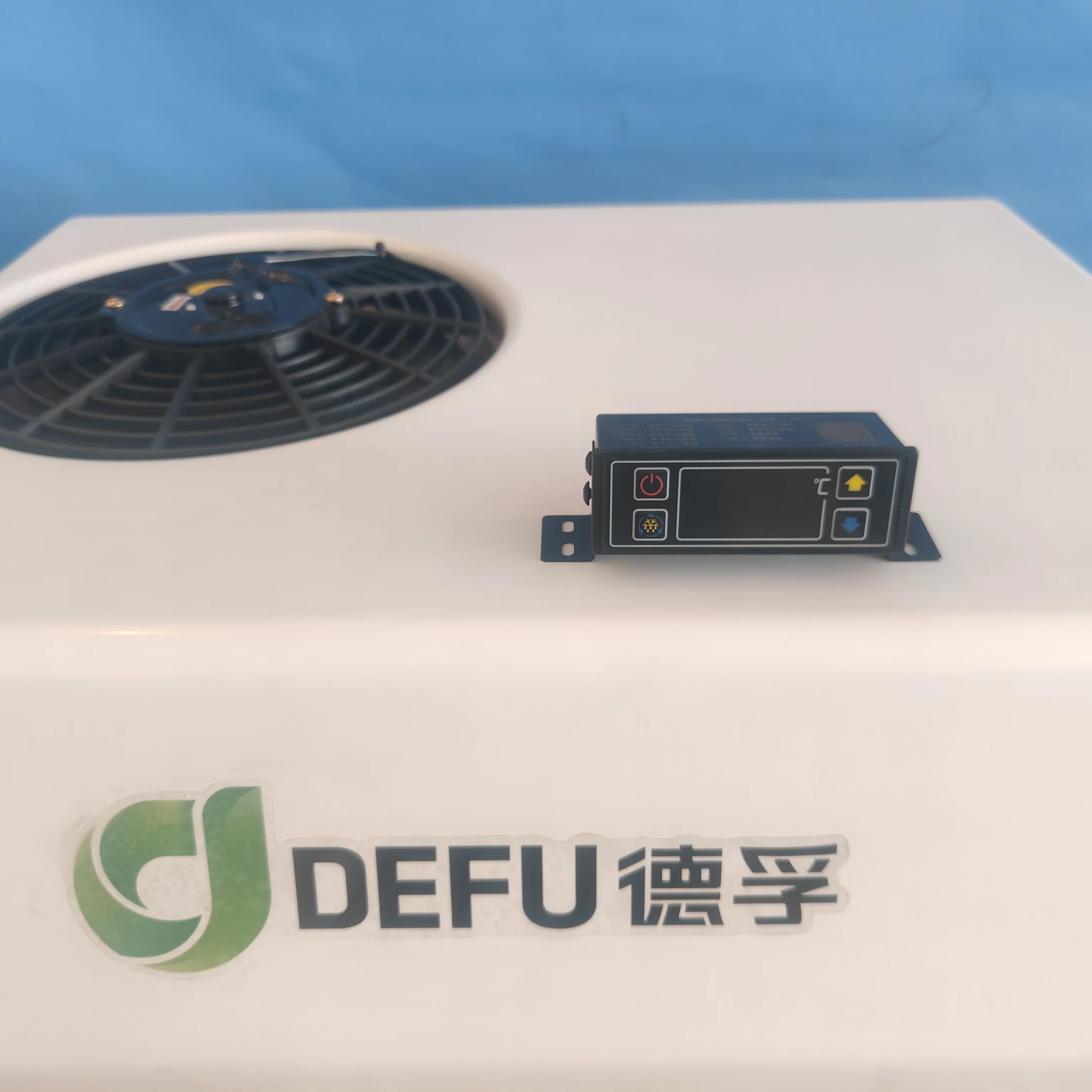 Rooftop 12 فولت 24 فولت التيار المتناوب 0 -18 درجة وحدة تبريد الفريزر للتخزين البارد شاحنة مبردة لمركبات توصيل الطعام في الشاحنة #5