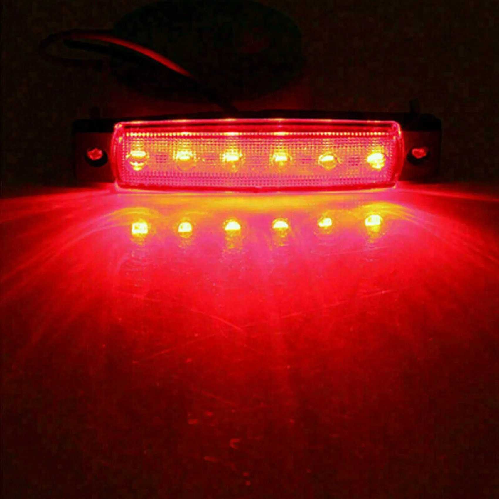 12Pcs Red Green Boat Navigation LED Lights Stern Lights Boats Starboard Light 12V