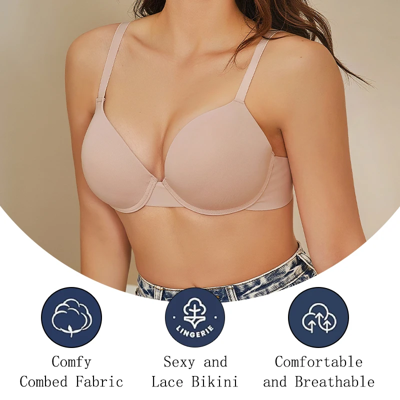 Thumbnail 4 - #84 Best Deep V Push-Up Bras to Buy In 2026
