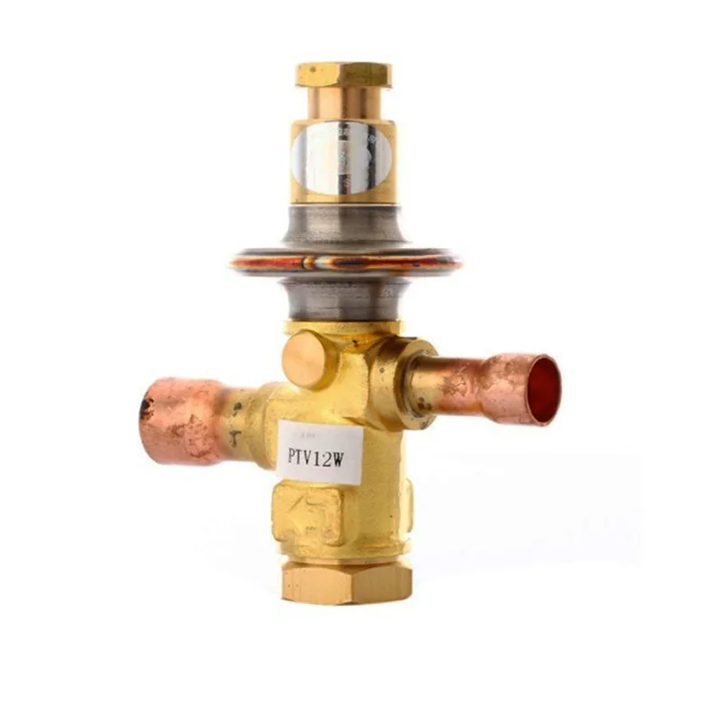PTV8BW-PL  Brass Side Bypass Shutoff Valve Multi Specification 10BW-18 For Refrigeration Energy Capacity Adjustment