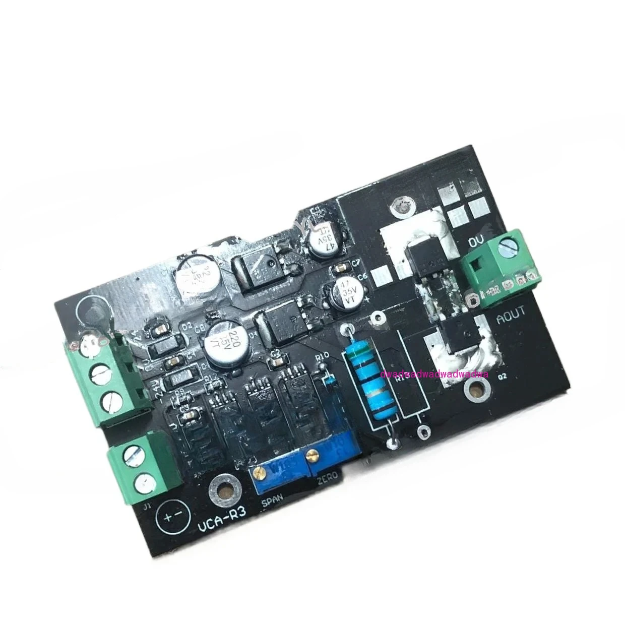 

Voltage to current module, plus or minus 10V to plus or minus 10/20/40/100mA 0-10V to 0-40/100 mA