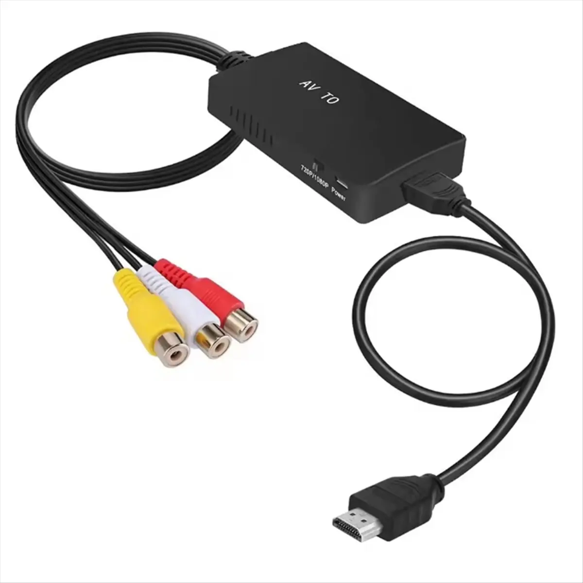 L73A NEW DVD Blue-Ray Player to -Compatible Converter Audio Video Composite to -Compatible Adapter