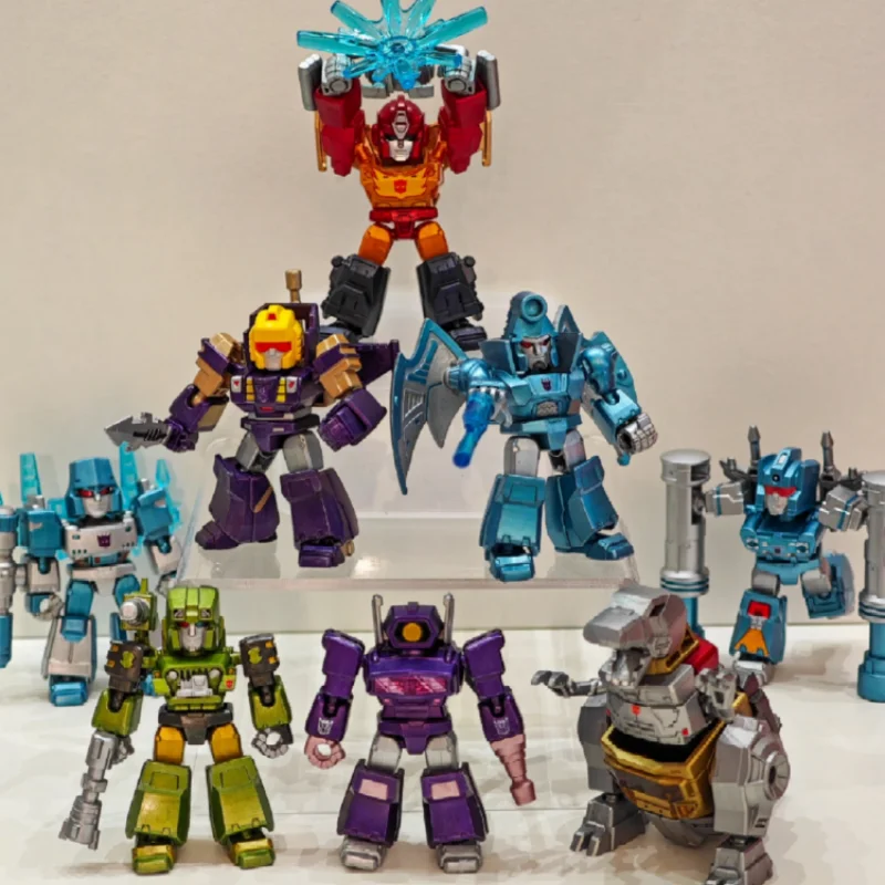 Originele Blokees Transformers One Autobots Bumblebee Megatron Galaxy Shining-versie Aangepaste actiefiguur Modelcollectiecadeau
