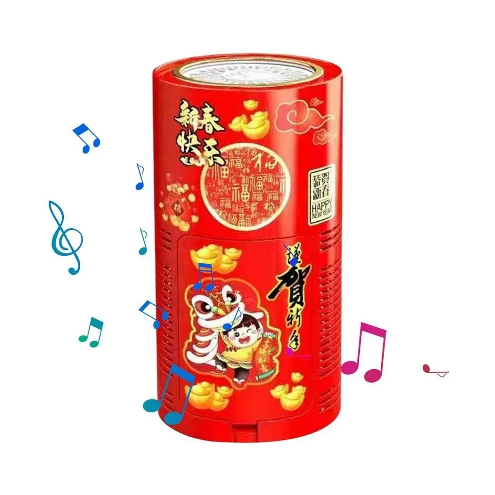 Máquina automática de burbujas, petardos de Año Nuevo, juguete, música, fabricantes de ruido, suministros para fiestas navideñas