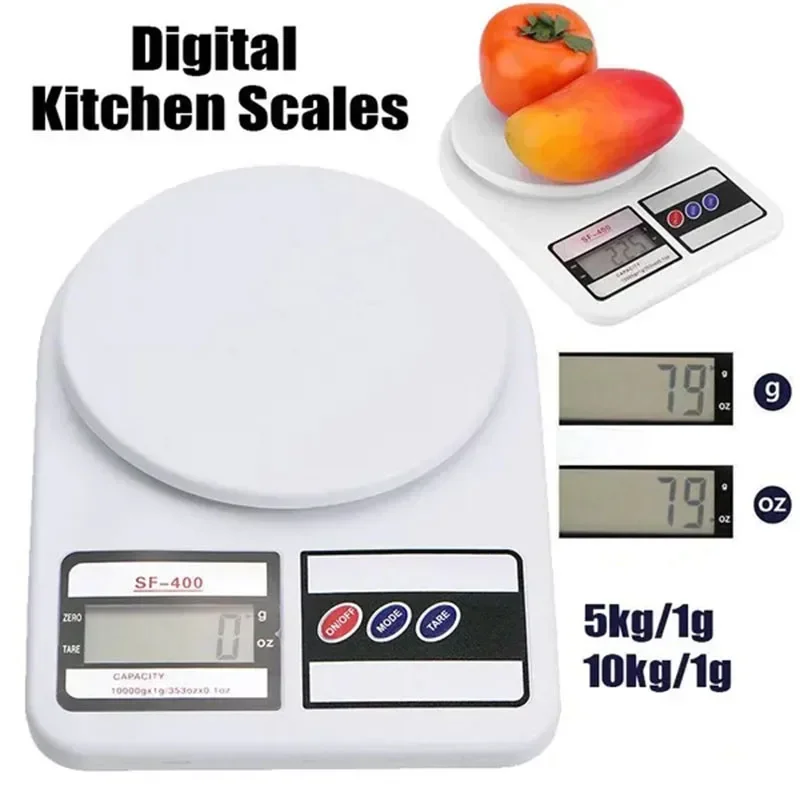 

5/10kg x1g Kitchen Electronic Food Scale Digital Scales Household Cooking Baking Cakes Coffee Medicine Scale Kitchen Accessories