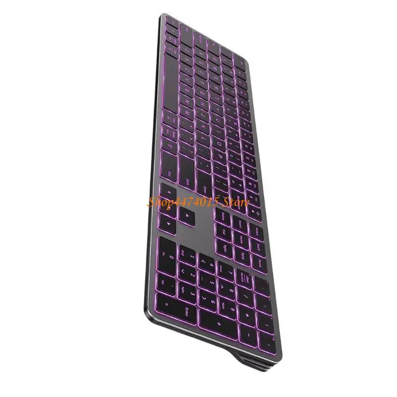 Teclado sem fio K1AA para o teclado backlonds vários dispositivos para uso noturno