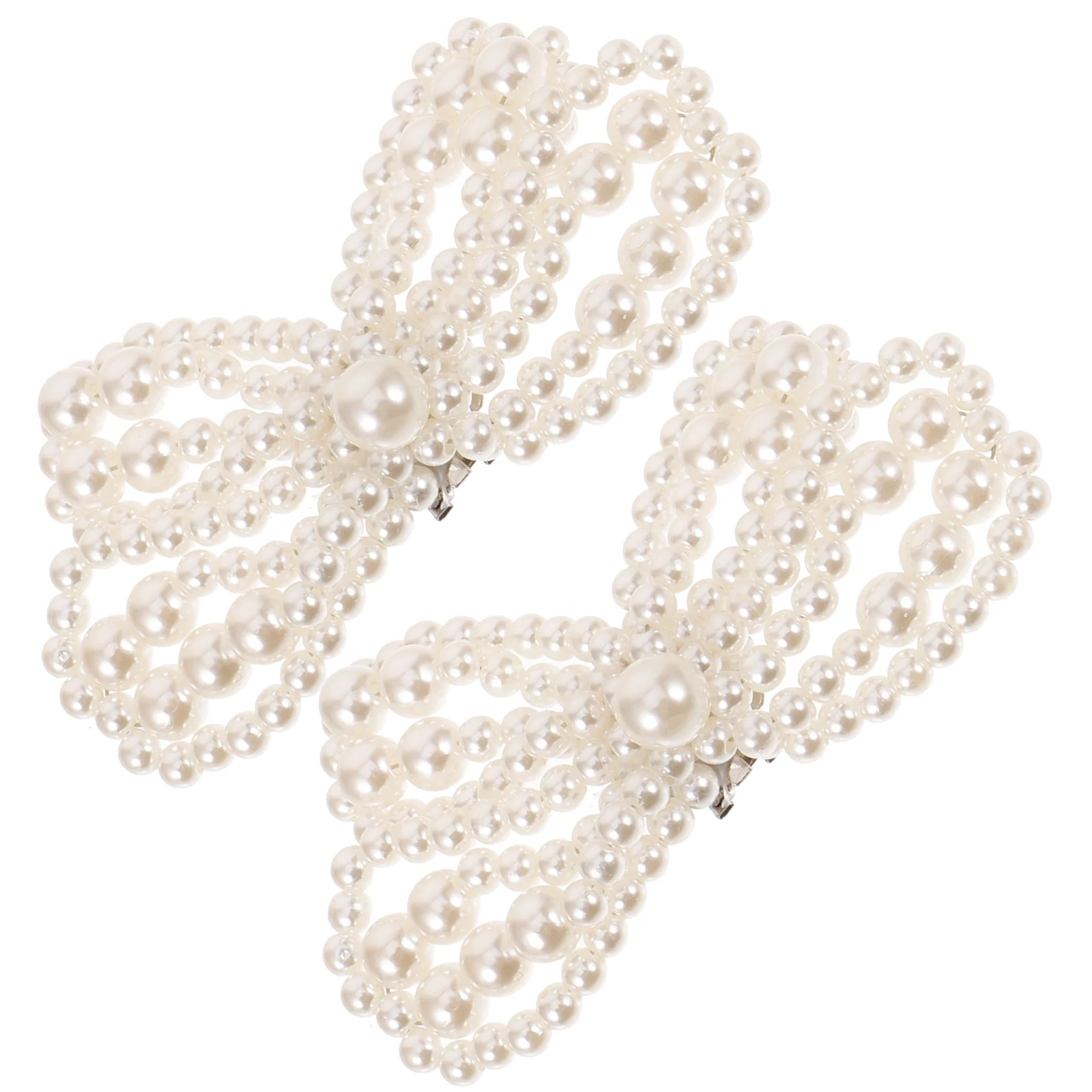 

High Heels Accessories Pearl Bow Decorative Shoe Clips Wedding Prom Party Women Shoes Removable Buckles Charm Shoe Rack