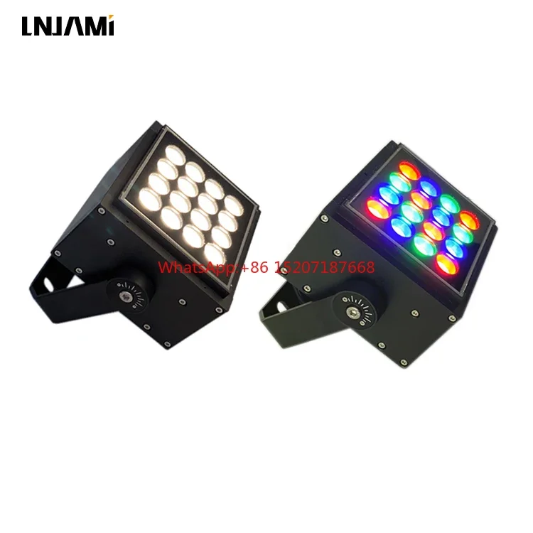 Narrow Beam Projector Outdoor Facade Lights For Building Landscape 18W RGB LED Flood Light