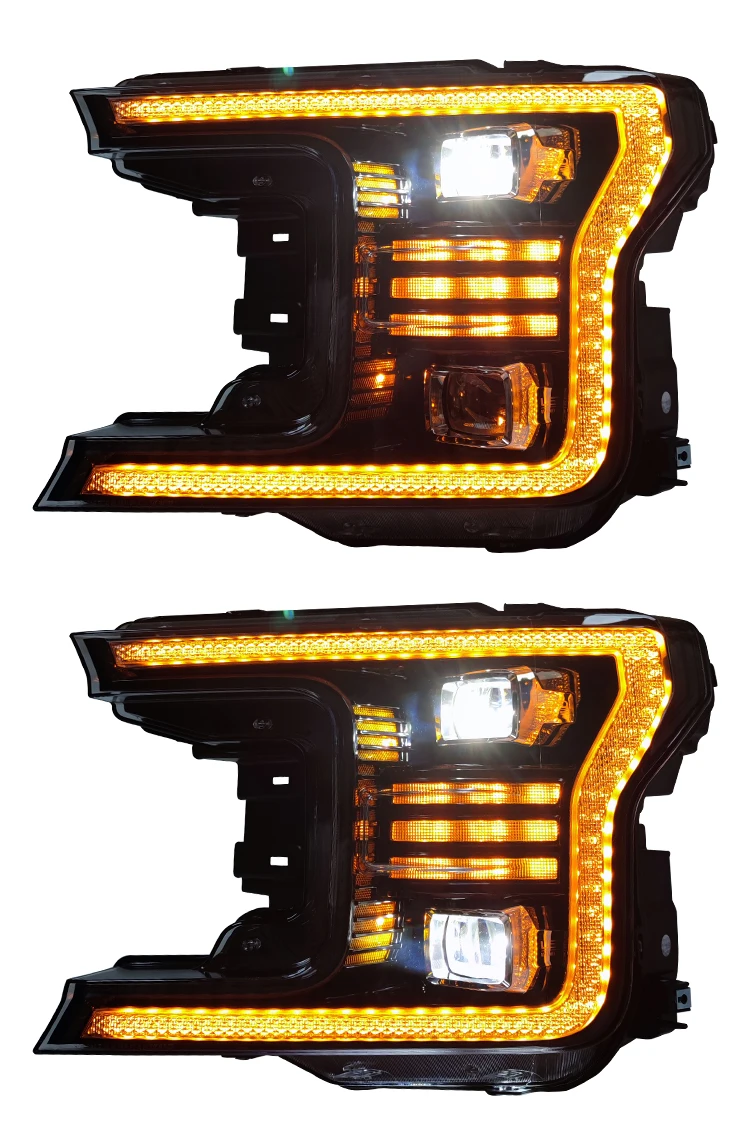 

STLFMJ for 2018 2019 2020 Car Accessories Fords Ranger Raptor F150 LED Headlight US Version Upgraded Plug and Play Head Lamp