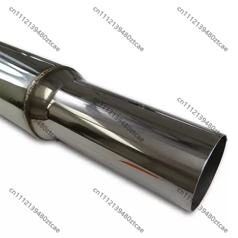 Modified Engine Straight Pipe Exhaust Header, High Flow Straight Through Downpipe Exhaust Manifold Replacement Accessory