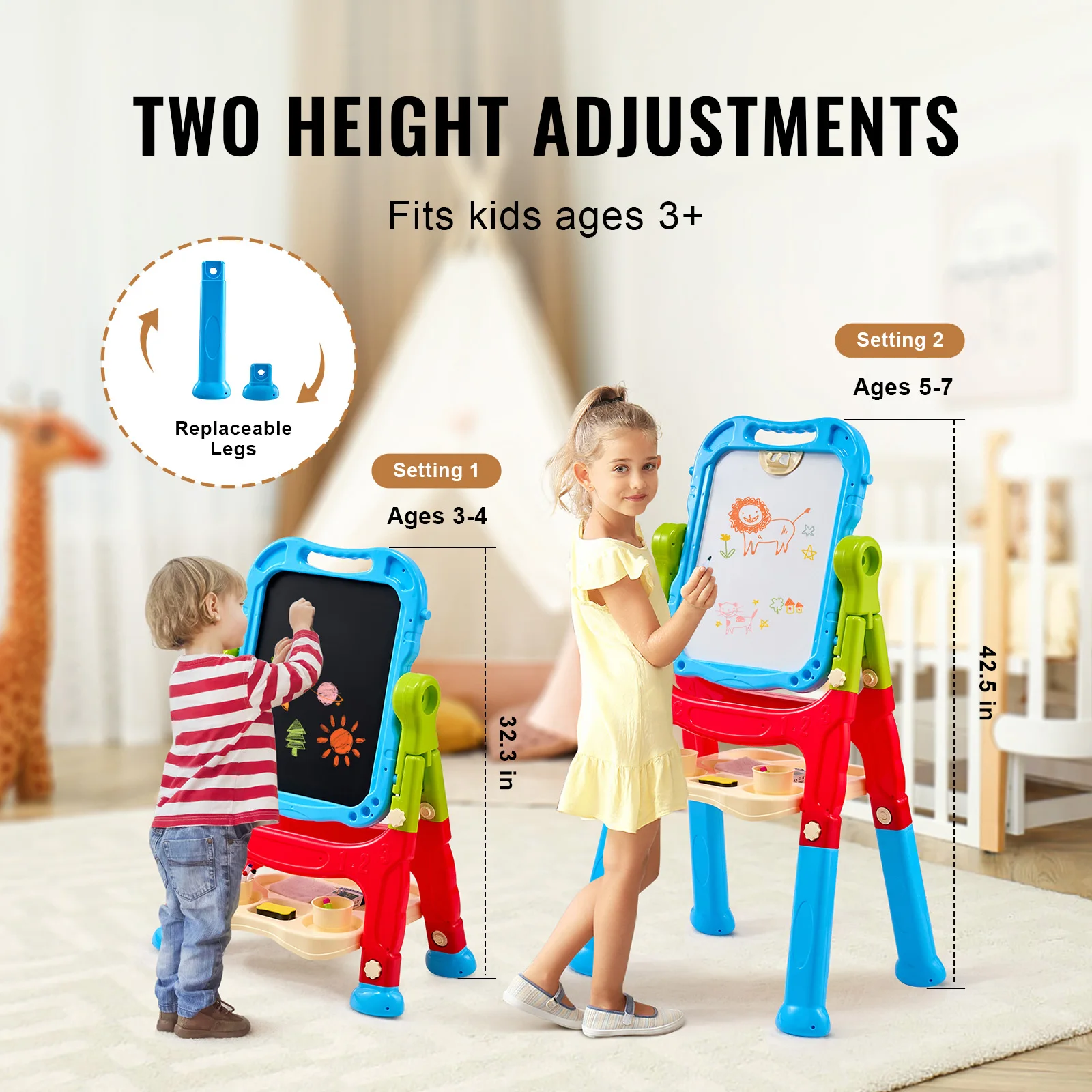 Children Magnetic Drawing Boar - Kids Art Easel review and price